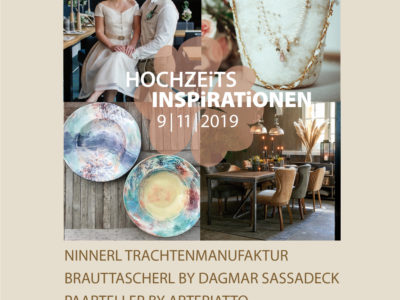 Einladung zu „Hochzeits-Inspirationen“ am 09.11.2019 in der Casa Cathrina in Augsburg mit meinen Paartellern